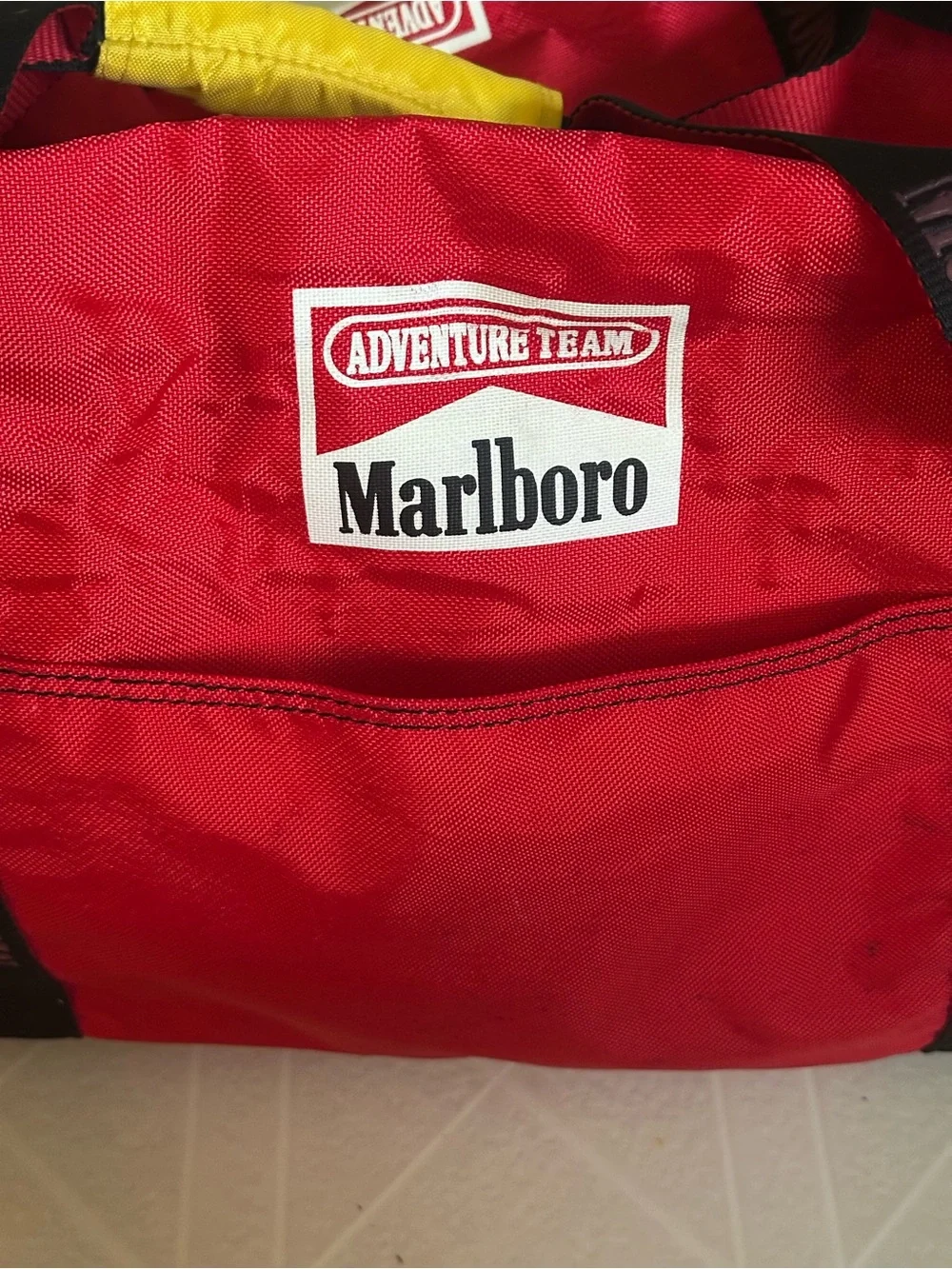 Vintage Marlboro Adventure Team Duffle Bag
